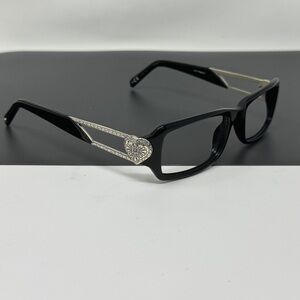 Brighton Love Hangover Handmade Women's Sunglasses, Black Frame No Lenses 52 -18